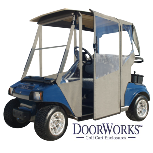 DoorWorks Hinged Door Golf Cart Enclosures SCStore