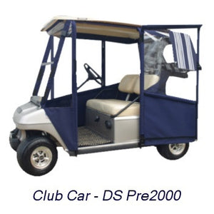 Golf Cart Cover - DoorWorks Hinged Door Golf Cart Enclosures